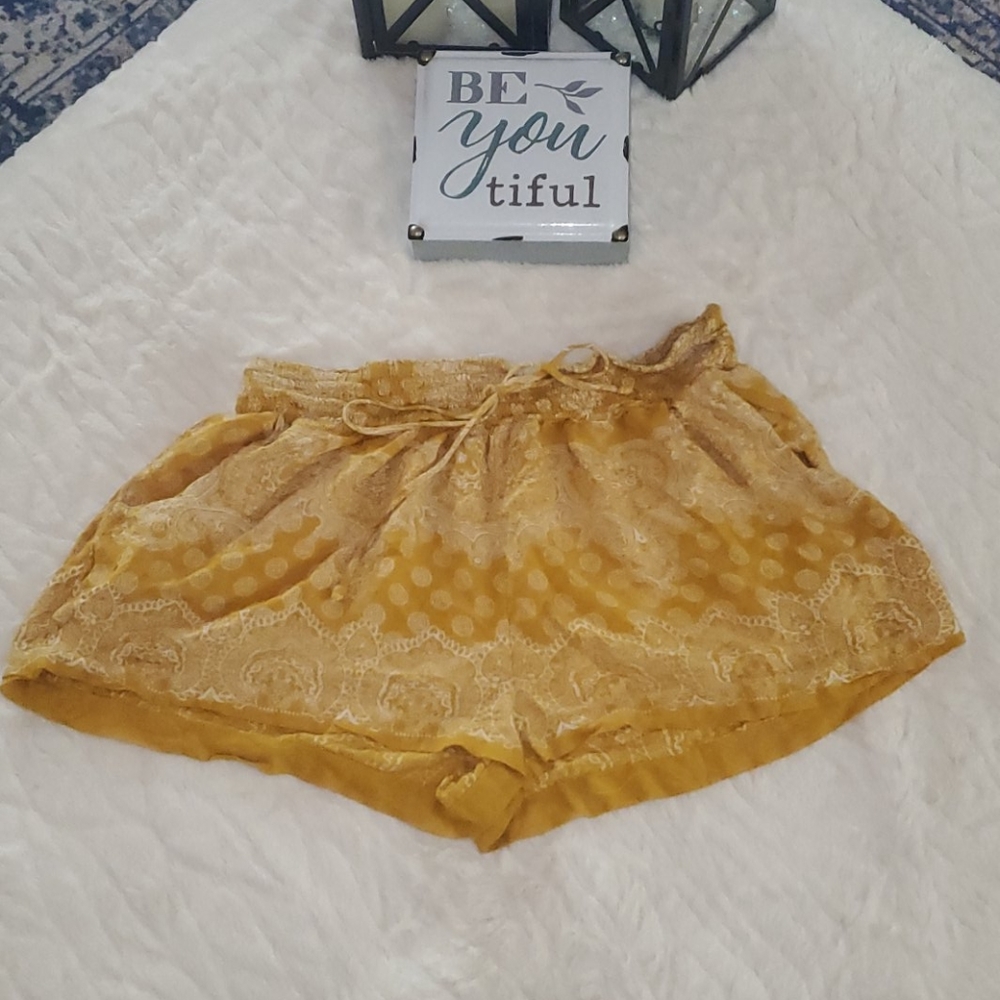 Paisley printed shorts